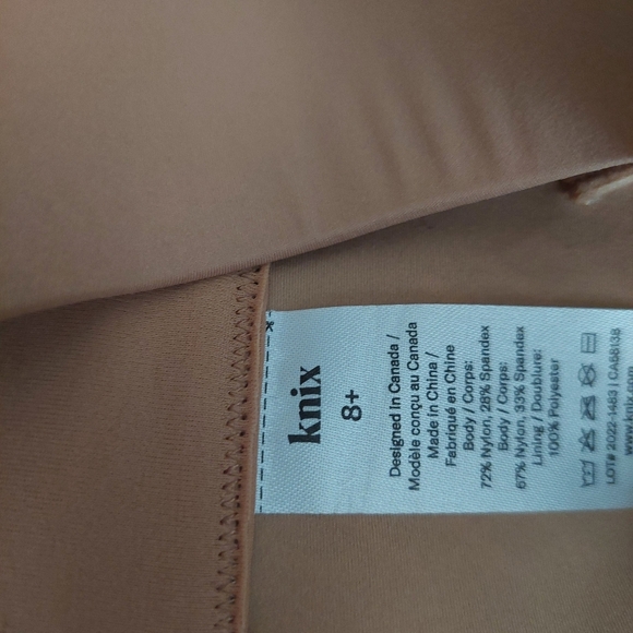NEW WITH TAGS Seamless Tan KNIX BRA 8+  ( Bag C) - Picture 2 of 6